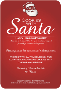 Cookies with Santa Invite